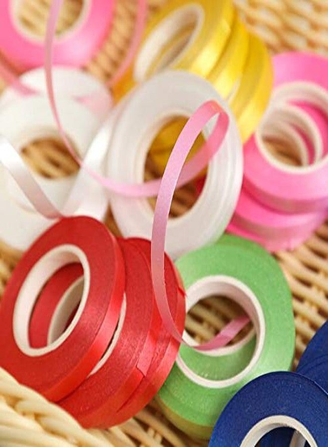 DNHCLL 10 Rolls Metallic Curling Ribbons Balloon Ribbon for Parties, Festival, Florist, Crafts and Gift Wrapping(10 Colors,10 Meters per roll) - Image 1